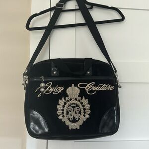 RARE - Juicy Couture Velour Laptop Bag